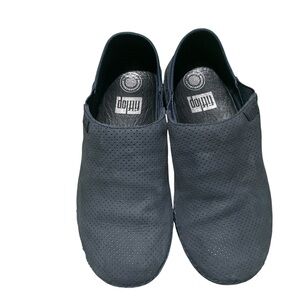 FitFlop Superloafer slip-on shoes  perforated suede uppers